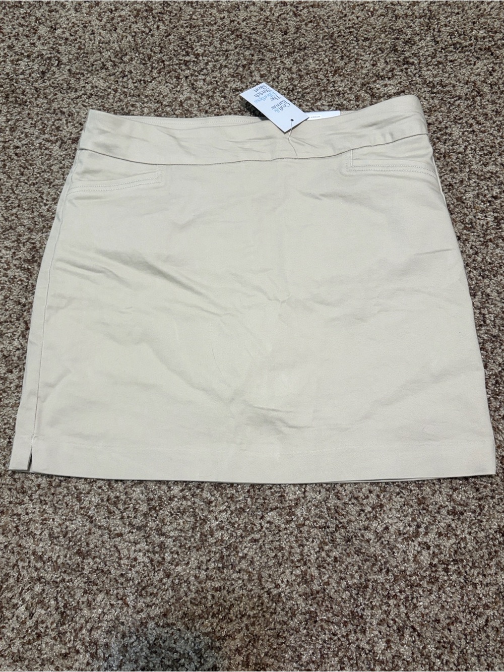 Classic Cream Women's Mini Skort